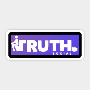 TRUTH SOCIAL IST ECHO CHAMBER OR JUST PLAIN OL CHAMBER POT FUNNY T-SHIRT Sticker